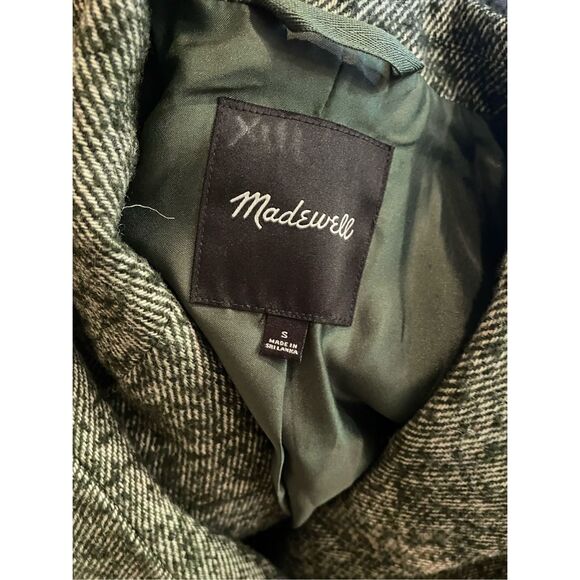 Madewell Womens Gray Heather Notch Lapel Single Breasted Blazer Size Small - Picture 3 of 7